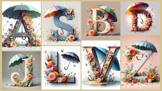 Beautiful A to Z alphabet design photos for profile picture 📸 [upl. by Pillow]