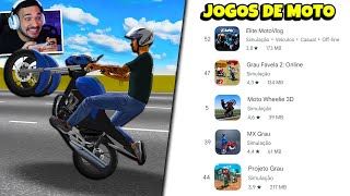 5 JOGOS de MOTOS mais BAIXADOS da PLAYSTORE POPULARES [upl. by Salohcim]