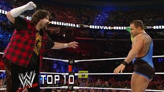 Santinos most memorable moments  WWE Top 10 [upl. by Aztirak]