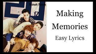 Making Memories  F4 Easy Lyrics [upl. by Adlecirg437]