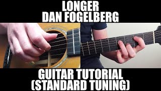 Longer  Dan Fogelberg  Guitar Lesson  Tab Standard tuning version [upl. by Kylander]