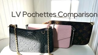 INDEPTH REVIEW  LOUIS VUITTON POCHETTE ACCESSOIRES FELICIE POCHETTE EASY POUCH ON STRAP [upl. by Canale480]