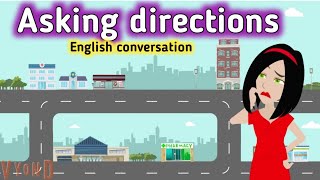 Asking and giving directions in English  English conversation  Learn English  Sunshine English [upl. by Sirred]