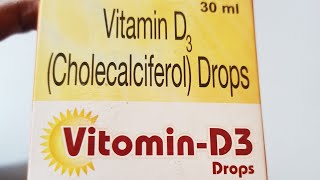 How to use Vitamin D3 Cholecalciferol Dropsकॉलेकैलि्सफेराल कैसे यूज करेंपूरी जानकारी [upl. by Nivahb]