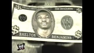 Shelton Benjamins 2002 v2 Titantron Entrance Video feat quotShout Outquot Theme [upl. by Ennirac]