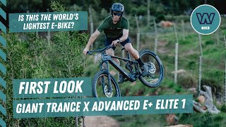 Giant Trance X Advanced E Elite 1  First Look  Topline Review [upl. by Shrier]