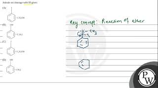 Anisole on cleavage with HI gives [upl. by Nanek]