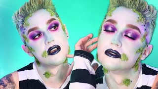 GLAM BEETLEJUICE HALLOWEEN MAKEUP  JOHNNY ROSS [upl. by Coffeng104]