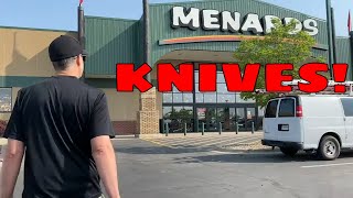 Knife Shopping at Menards  Join us [upl. by Eical]