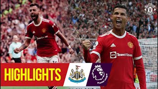 Ronaldo strikes as United hit Newcastle for four  Highlights  Manchester United 41 Newcastle [upl. by Sammie]