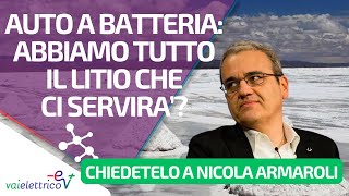 CHIEDETELO A NICOLA ARMAROLI  Auto a batteria abbiamo tutto il litio che ci servirà [upl. by Tlevesor962]