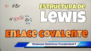 Estructura de LEWIS paso a paso Enlace COVALENTE y IÓNICO [upl. by Htebazileyram731]