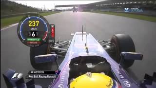 F1 2013  Malaysia  Webber Finger [upl. by Ansilma850]