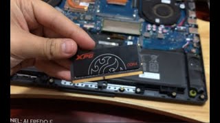 ASUS TUF GAMING A15 COMO INSTALAR RAM Y SSD M2 [upl. by Irena]