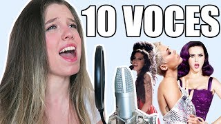 IMITANDO CANTANTES 1 CHICA 10 VOCES  Laia Oli [upl. by Gross]