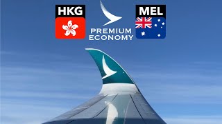 CATHAY PACIFIC A350 PREMIUM ECONOMY Improvement Needed ⚠️ [upl. by Harshman297]