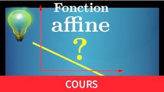 Comment tracer la droite représentant une fonction affine • cours METHODE 1 [upl. by Nnagem397]