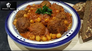 كريّات القرنون باللّحم المفروم boulette dartichaut à la viande hachée [upl. by Ahsenrac]