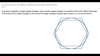 A Collection of Maths Problem Solving Questions16 Area  Ratio of Areas [upl. by Cerellia]