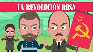 LA REVOLUCIÓN RUSA EN 20 MINUTOS  INFONIMADOS [upl. by Eekcaj730]