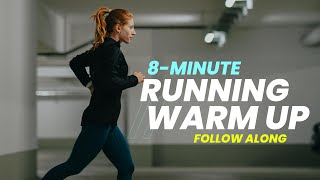 8 Min Running Warm Up amp Mobility  Follow Along  Prevent Knee amp Ankle Pain  PreRunning Routine [upl. by Serilda]