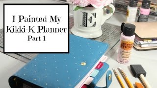 I Painted My Planner  part 1 [upl. by Eyaj852]