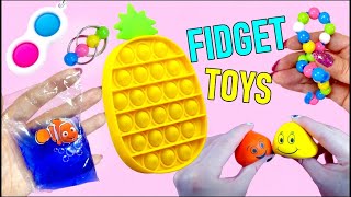 7 DIY Fidget Toys  Viral TikTok Fidget Toys Ideas  Pineapple Pop it Toy and more [upl. by Kilan]