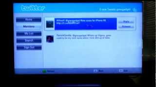 LG Smart TV  How to Use the Twitter App Vol3 [upl. by Jedd94]