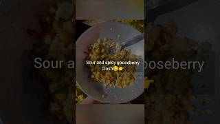 homegrown gooseberry mouthwateringSpicy simple gooseberry recipe [upl. by Nellak]