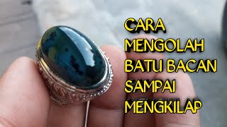 Trik gosok batu bacan [upl. by Lecrad]