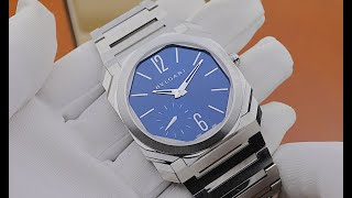 Op128 Bvlgari Octo Finissimo Automatic 開箱評測  充滿細節和驚喜的超薄自動上鏈手錶 [upl. by Eenram]