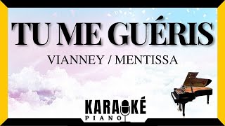 Tu me guéris  VIANNEY MENTISSA Karaoké Piano Français [upl. by Ennahteb]