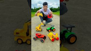 RC Excavator and monster car aur remote control tractor elephant [upl. by Jena985]