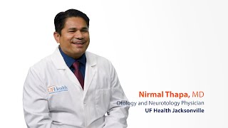 Otolaryngology at UF Health Jacksonville by Dr Nirmal Thapa [upl. by Honoria]