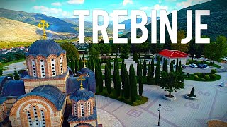 TREBINJE  Bosnia and Herzegovina 4K City Tour Stunning AerialDrone and Walking 4K Footage [upl. by Queena]