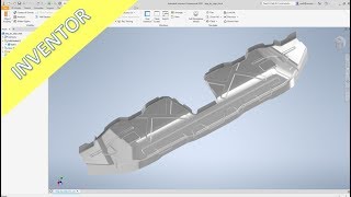 Crossbeam Part 1  Inventor 2020 Training  Surfaces [upl. by Byran602]