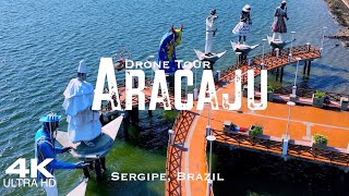 ARACAJU 2023 🇧🇷 Drone Aerial 4K  Sergipe Brazil Brasil [upl. by Millie]