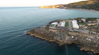 Trabucco San Nicola  Peschici  Bebop Drone HD [upl. by Lindsy]