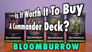 Is It Worth It To Buy A Bloomburrow Commander Deck  Magic The Gathering [upl. by Akimat]