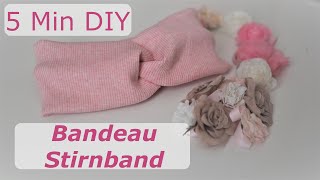 DIY Stirnband Bandeau Haarband nähen für Anfänger  Update [upl. by Youngman]