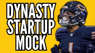 A CHAOTIC Dynasty Startup Mock Draft  Superflex PPR [upl. by Sirob]