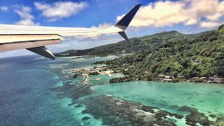 United B737 Takeoff Chuuk [upl. by Sasnett]