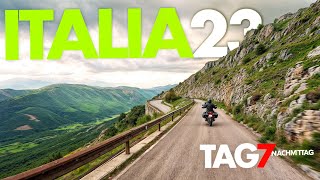 MOTORRADREISE ITALIEN 2023 TAG 710 L´Aquila Abruzzen Rundtour nachmittag [upl. by Elyc]