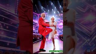 Two 100yearolds dance amazingly on the AGT stage talent [upl. by Feodore]