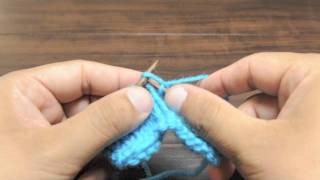 How to Knit the Knit Right Loop Increase KRL [upl. by Annel]