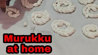 Murukku at home cooking shorts snacks snacksrecipe cookinghacks recipes hacks cookingvideo [upl. by Ahsirek]