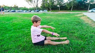 SITTING BACKFLIP BY 7 YEAR OLD [upl. by Hedberg]