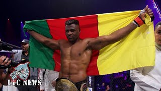 Francis Ngannou explains his actions seconds before MMA comeback fight  UFC News [upl. by Oirottiv]