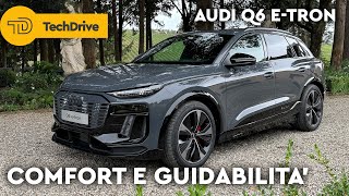 AUDI Q6 ETRON  COME VA SU STRADA Anteprima e PREZZI [upl. by Aelyk]