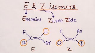 E and Z configuration in organic chemistry with tips and tricks [upl. by Merrile]